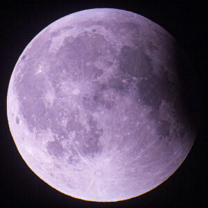 Slutet av en månförmörkelse 40x30cm